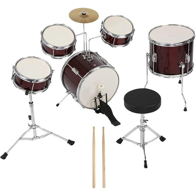 Детский барабанный набор из 5 предметов для младших музыкальных инструментов