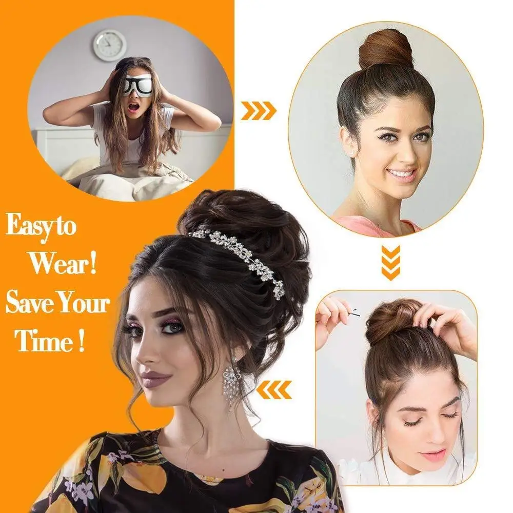 Bun Scrunchy Hair Bun Fake Hair Synthetic Women Chignon Elastic Hair Band Hairpieces For WomenUpdo
Bun Scrunchy Hair Bun Fake Hair Synthetic Women Chignon Elastic Hair Band Hairpieces For WomenUpdo