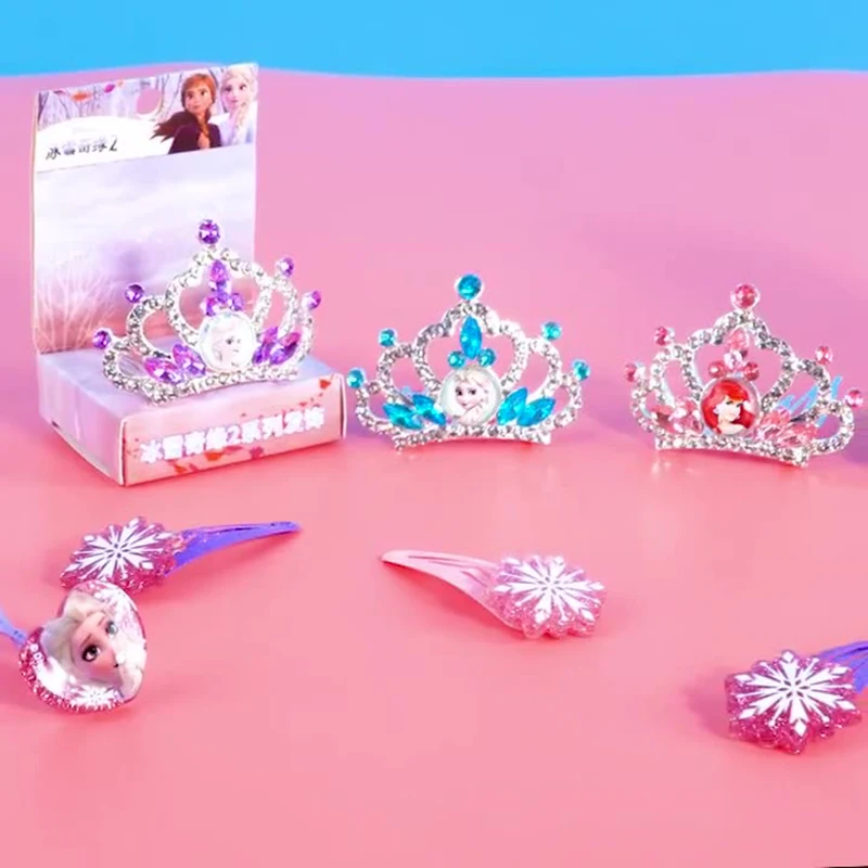 Замороженные 2 Эльза Анна Корона Сердца макияж Игрушки для девочек Дисней