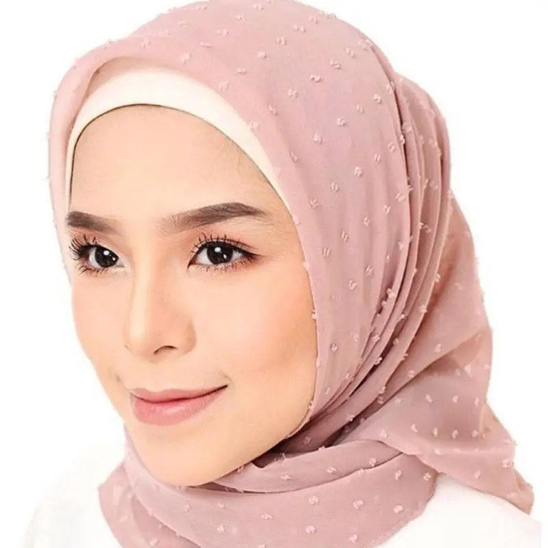 70x175cm Women Muslim Hijab Pom Pom Floral Chiffon Scarf Long Shawl Wrap Solid Color Islamic Bandana Sunscreen Headwrap
70x175cm Women Muslim Hijab Pom Pom Floral Chiffon Scarf Long Shawl Wrap Solid Color Islamic Bandana Sunscreen Headwrap