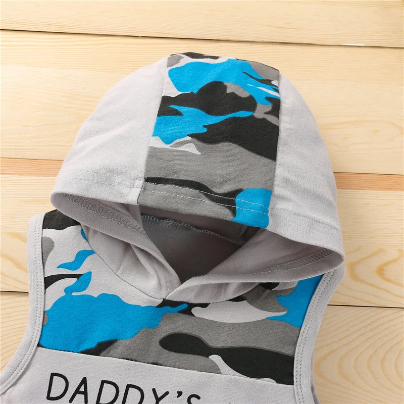 1-4Yars 2Pcs Baby Boys Summer Clothes Sets,Toddler Boys Breathable Casual Fashion Camouflage Hooded Sleeveless Tops+Short Pants
1-4Yars 2Pcs Baby Boys Summer Clothes Sets,Toddler Boys Breathable Casual Fashion Camouflage Hooded Sleeveless Tops+Short Pants