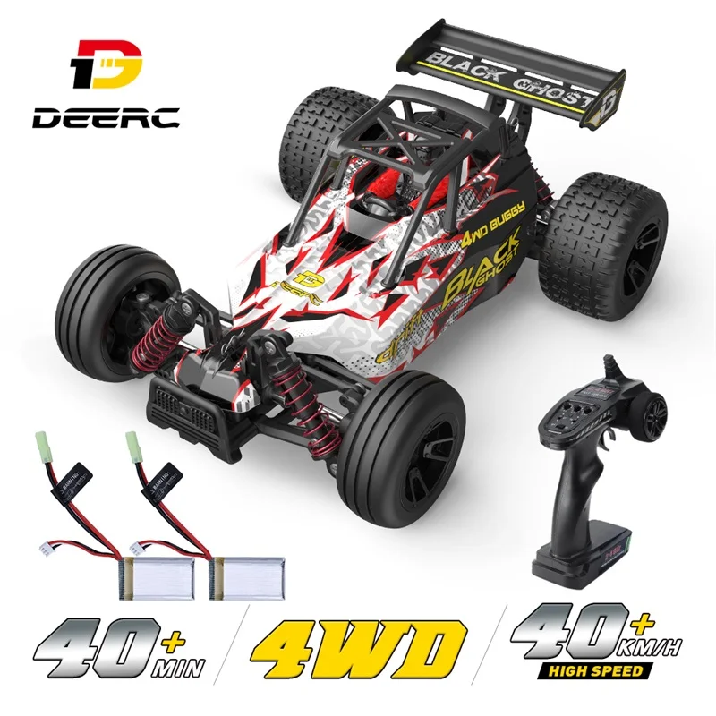 

DEERC 1:18 RC Cars 40KM/H High Speed 2.4GHz Remote Control Car 4WD Off-Road Drift Monster Trucks Toys Kids Boys Gift 9305E