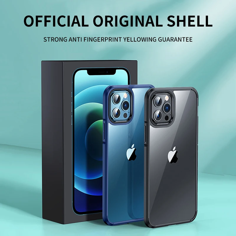 Luxury Shockproof Carmera Lens Protection Transparent Phone Case For iPhone 12 Pro Max Mini Smartphone Back Cover Fundas Coque
Luxury Shockproof Carmera Lens Protection Transparent Phone Case For iPhone 12 Pro Max Mini Smartphone Back Cover Fundas Coque