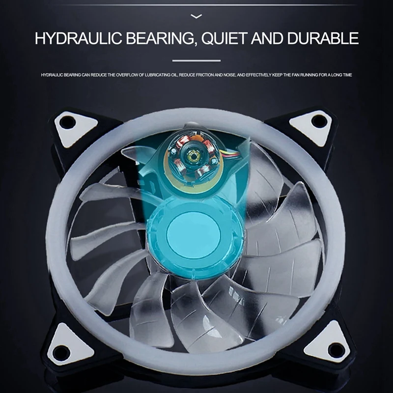 RGB Chis Fan 12cm Cooling Static Fan Double Aperture Color Changing Solar Eclipse Fan
RGB Chis Fan 12cm Cooling Static Fan Double Aperture Color Changing Solar Eclipse Fan