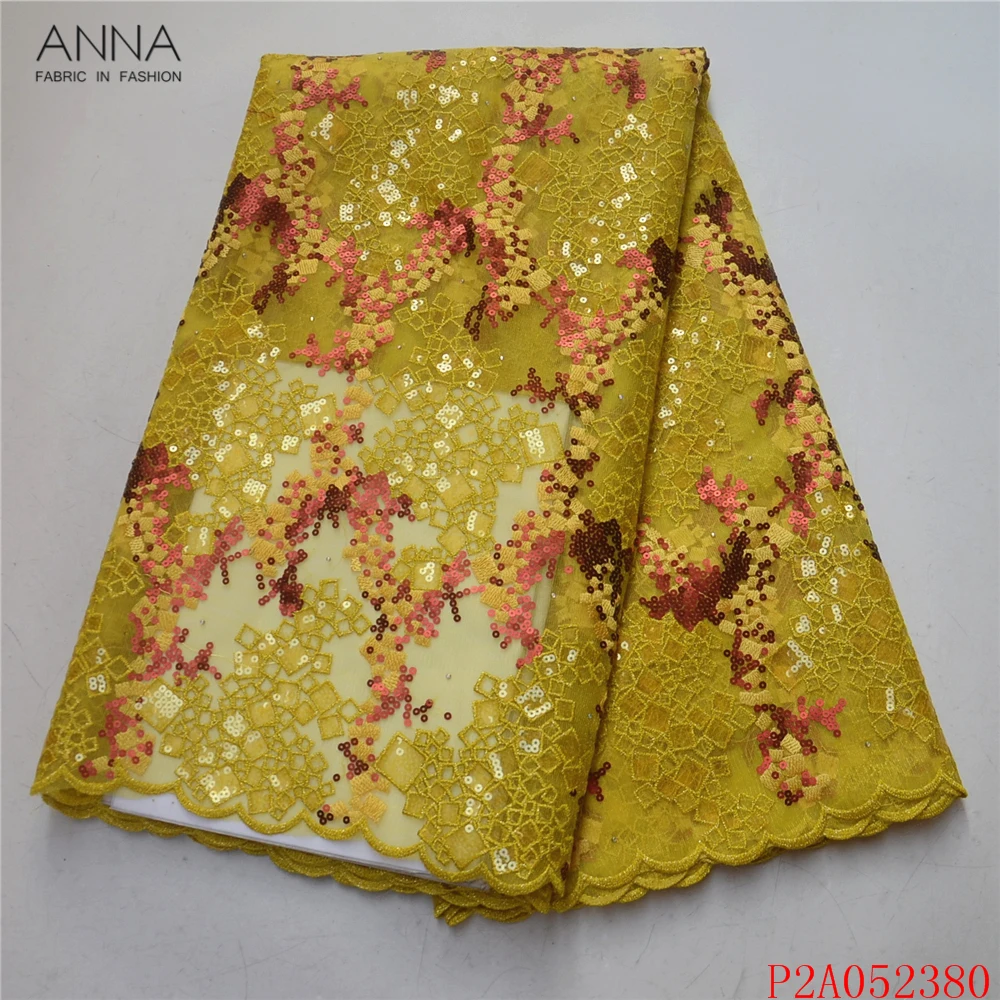 Anna yellow sequin fabric french net tulle 5 yards embroidery african lace fabric for sewing party lace dress nigerian tissu
Anna yellow sequin fabric french net tulle 5 yards embroidery african lace fabric for sewing party lace dress nigerian tissu