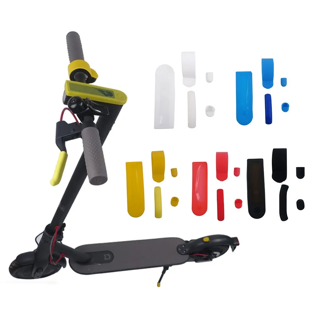 5pcs Silicone Protection Cover Set For XiaoMi M365/PRO Electric Scooter Handlebar Dashboard Sleeve Shifter Foot Support Cover
5pcs Silicone Protection Cover Set For XiaoMi M365/PRO Electric Scooter Handlebar Dashboard Sleeve Shifter Foot Support Cover