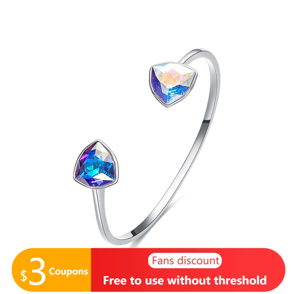 AGATA Fashion Bangles for Women 100% Real 925 Silver Size Adjustment Crystal Stone Bangles Open Bracelet Hight Quality Jewelry
AGATA Fashion Bangles for Women 100% Real 925 Silver Size Adjustment Crystal Stone Bangles Open Bracelet Hight Quality Jewelry