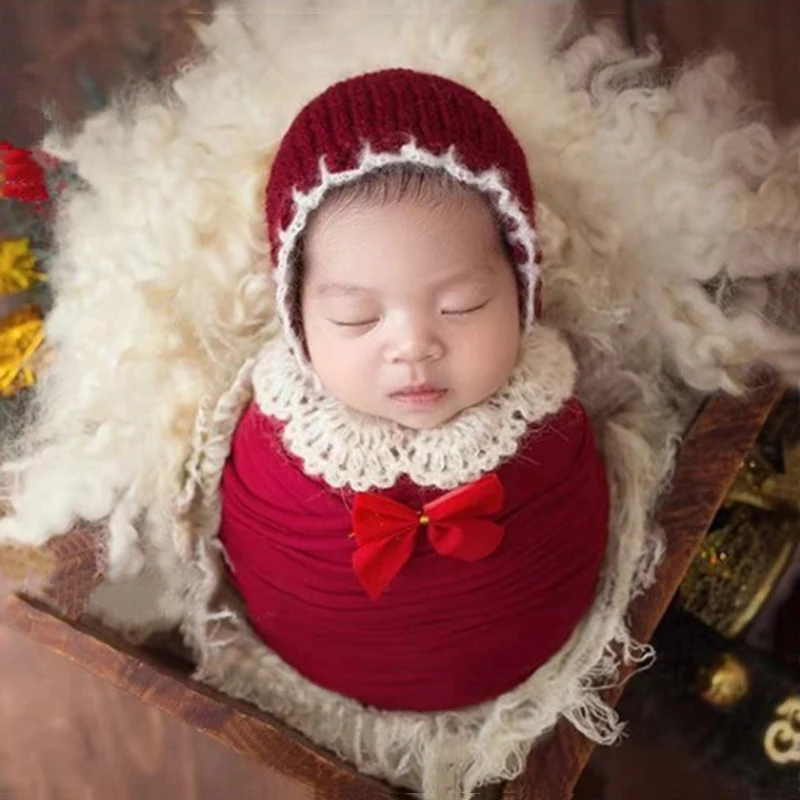 3pcs Christmas Themed Newborn Photography Clothing Costumes Baby Girl Red Elastic Wraps Swaddling Santa Studio Photo Clothes Set 
3pcs Christmas Themed Newborn Photography Clothing Costumes Baby Girl Red Elastic Wraps Swaddling Santa Studio Photo Clothes Set