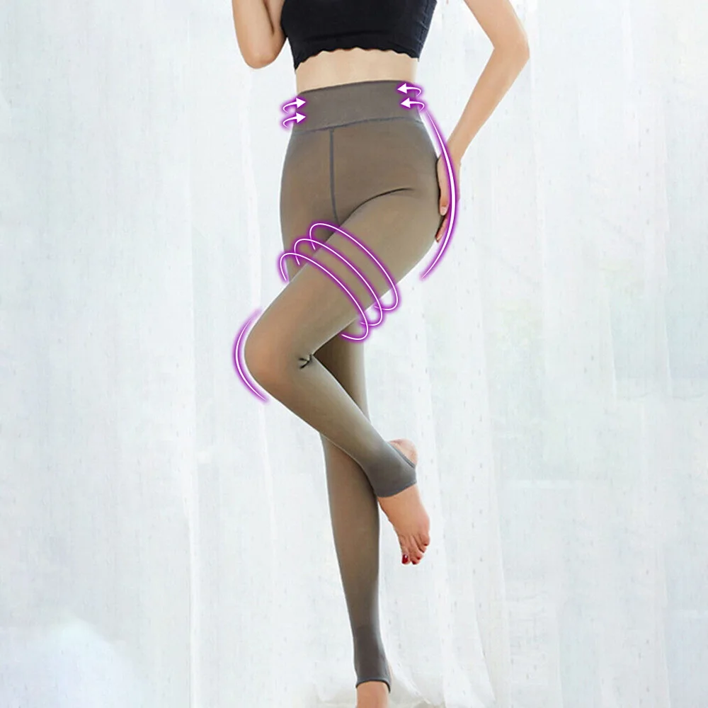 Legs Fake Translucent Stockings Warm Fleece Pantyhose Thicken High Elasticity Slim Stretchy Winter Outdoor Tights Thin Leggings
Legs Fake Translucent Stockings Warm Fleece Pantyhose Thicken High Elasticity Slim Stretchy Winter Outdoor Tights Thin Leggings