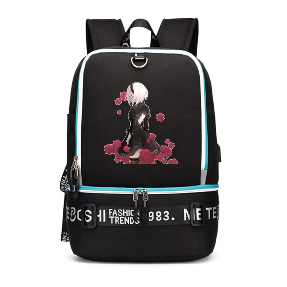 NieR:Automata Sexy YoRHa Women Back Pack Oxford School Bags Anime Bookbag USB Charging Laptop Bagpack Travel Rugzak Rucksack
NieR:Automata Sexy YoRHa Women Back Pack Oxford School Bags Anime Bookbag USB Charging Laptop Bagpack Travel Rugzak Rucksack