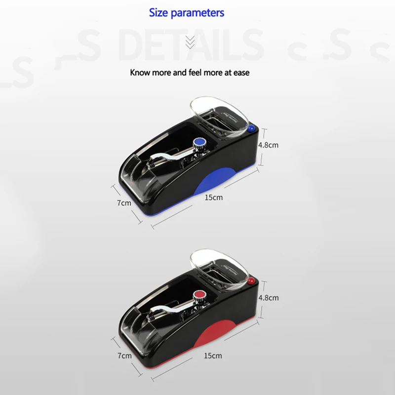 Rechargeable Electric Automatic Rolling Cigarette Machine Tobacco Maker Roller DIY Cigarette Smoke Accessories Cigarette Tool
Rechargeable Electric Automatic Rolling Cigarette Machine Tobacco Maker Roller DIY Cigarette Smoke Accessories Cigarette Tool