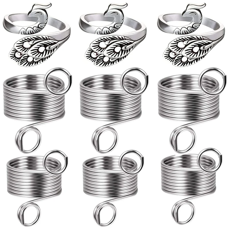 9Pcs Knitting Loop Crochet Loop Knitting Accessories Includes Adjustable Yarn Guide Open Knitting Ring
9Pcs Knitting Loop Crochet Loop Knitting Accessories Includes Adjustable Yarn Guide Open Knitting Ring