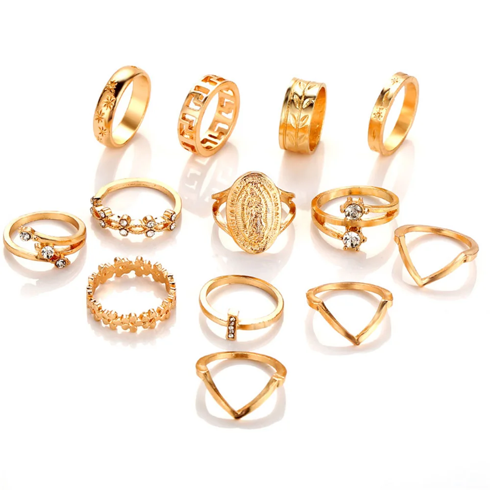 Boho Vintage Gold Star Knuckle Rings For Women Crystal Star Crescent Geometric Female Finger Rings Set Jewelry 2021
Boho Vintage Gold Star Knuckle Rings For Women Crystal Star Crescent Geometric Female Finger Rings Set Jewelry 2021