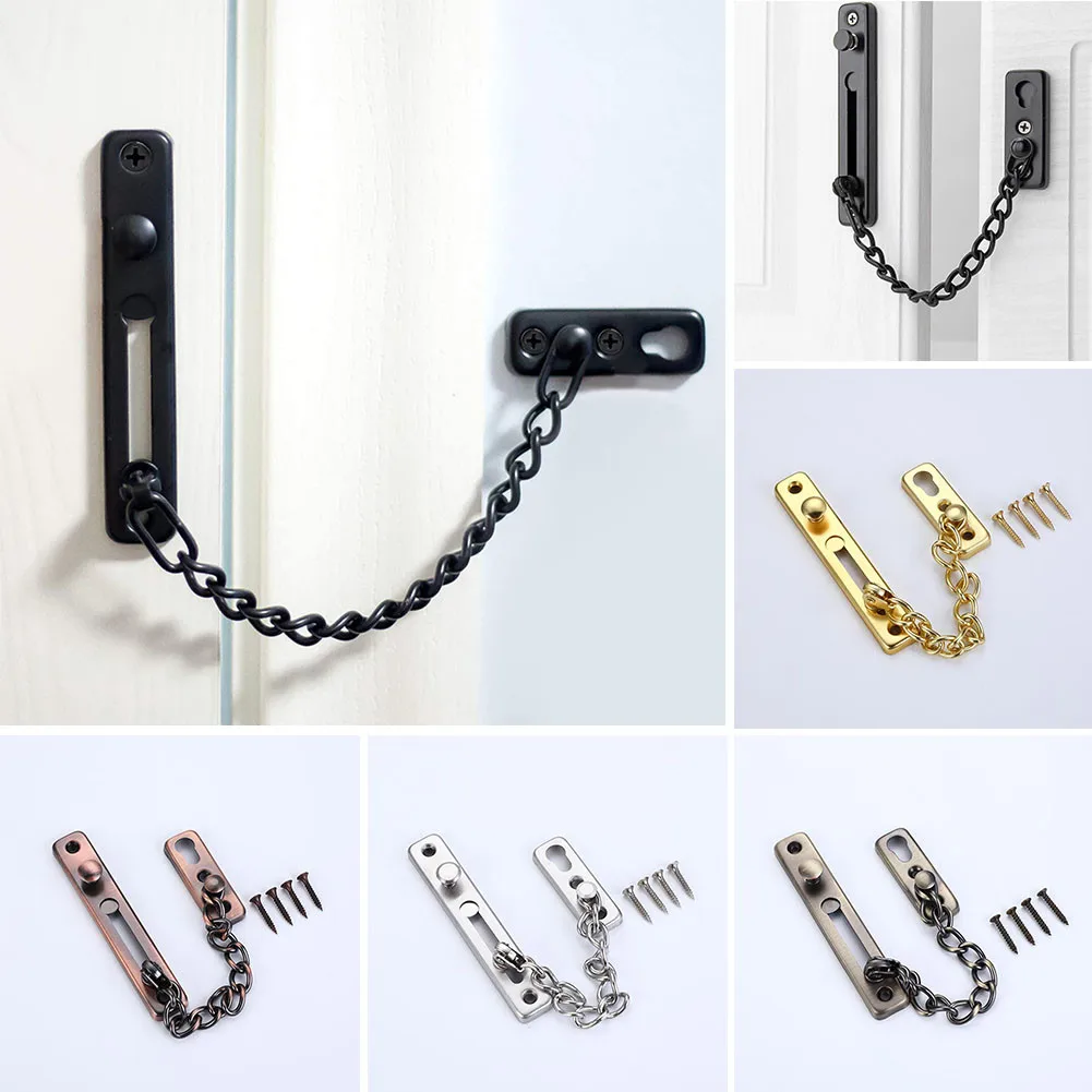 Door Chain Lock Stainless Steel Security Chain Guard With Spring Anti Theft Lock Guard Cabinet Door Hardware Home Tools
Door Chain Lock Stainless Steel Security Chain Guard With Spring Anti Theft Lock Guard Cabinet Door Hardware Home Tools