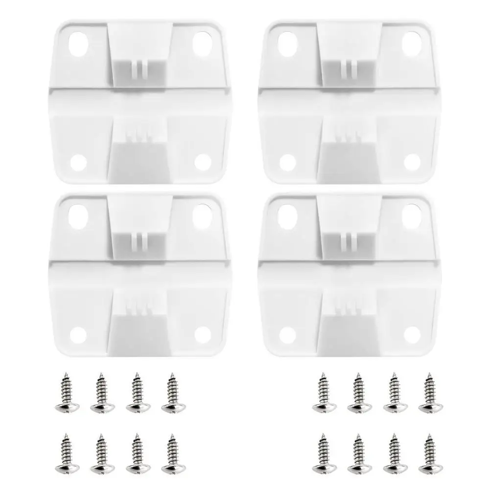 Cooler Replacement Hinges With Screws Set For Cooler 4 Hinges And 16 Screws White Accessories Fits Most Freezer Lids 
Cooler Replacement Hinges With Screws Set For Cooler 4 Hinges And 16 Screws White Accessories Fits Most Freezer Lids
