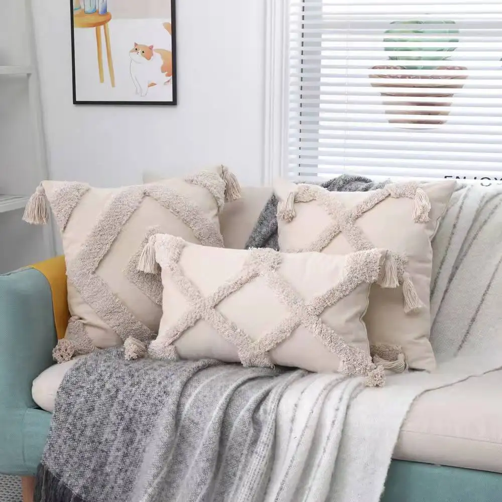 Coffeecat Tassels Decorative Cushion Cover 45x 45cm/30x50cm Sofa Pillow Case Cover Handmade Home Decoration linen pillow cover
Coffeecat Tassels Decorative Cushion Cover 45x 45cm/30x50cm Sofa Pillow Case Cover Handmade Home Decoration linen pillow cover