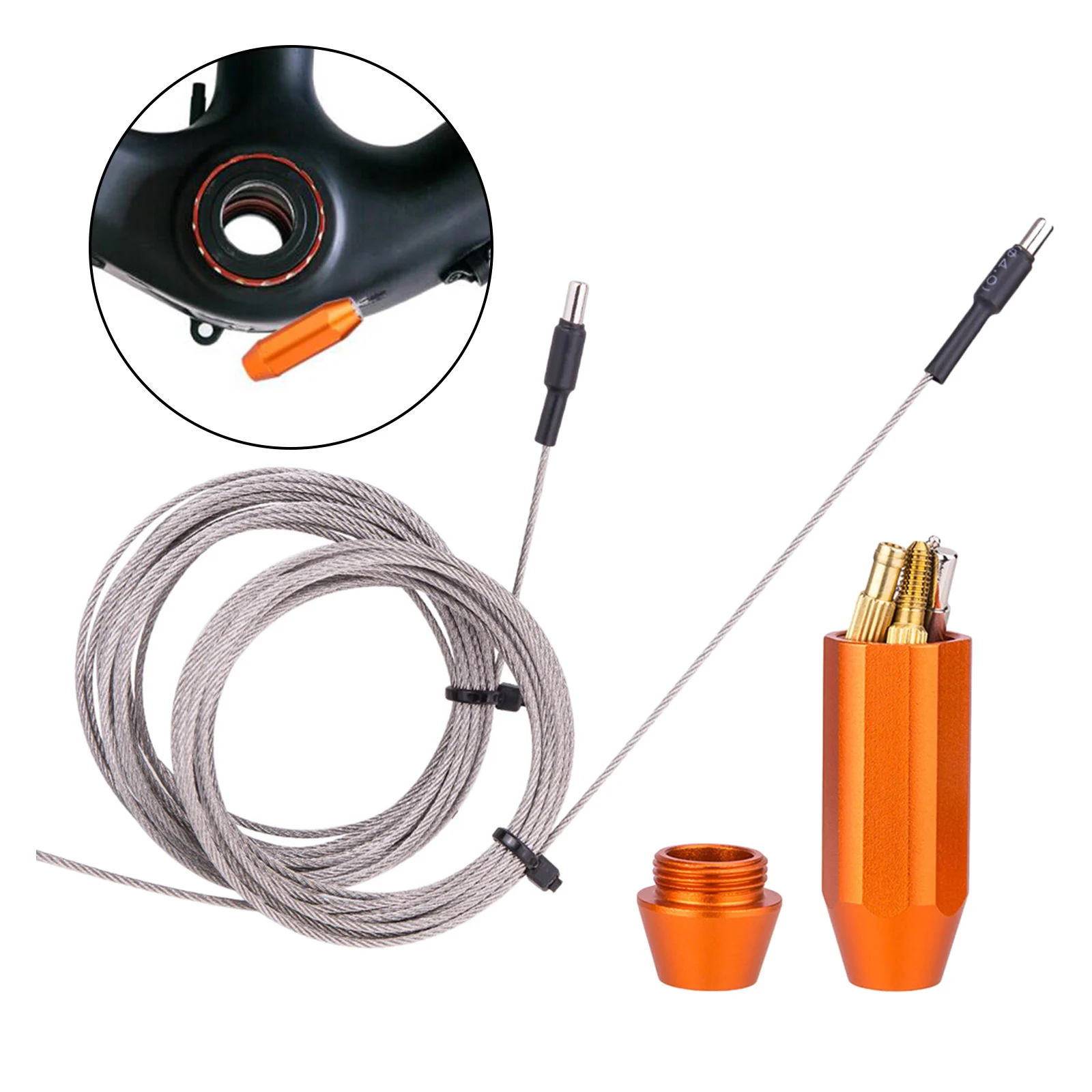 Bike Internal Cable Routing Tool for carbon fiber aluminium alloy Frame Bikes Shifter Brake E-Tube Cables House Threading Tools
Bike Internal Cable Routing Tool for carbon fiber aluminium alloy Frame Bikes Shifter Brake E-Tube Cables House Threading Tools