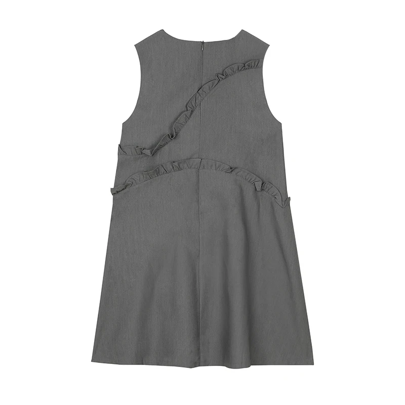 Korean Retro Sweet Dress Women Lapel Short Sleeve Shirt Cute Ear Edge Design Vest Short Dress Summer 2021 Ladies 2 Piece Sets
Korean Retro Sweet Dress Women Lapel Short Sleeve Shirt Cute Ear Edge Design Vest Short Dress Summer 2021 Ladies 2 Piece Sets