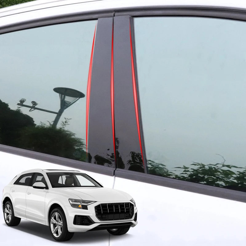 For Audi Q8 2018-2020 Car Styling PVC Car Window Pillar Trim Sticker Middle BC Column Stickers External Automobiles Accessories
For Audi Q8 2018-2020 Car Styling PVC Car Window Pillar Trim Sticker Middle BC Column Stickers External Automobiles Accessories