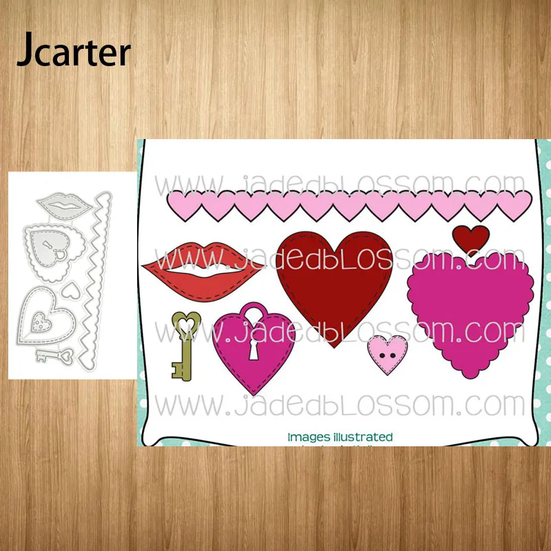 Valentine Lips Heart Metal Cutting Dies Craft Stencil Scrapbooking Handmade Tools Make Album Model Punch Blade Decor Template
Valentine Lips Heart Metal Cutting Dies Craft Stencil Scrapbooking Handmade Tools Make Album Model Punch Blade Decor Template