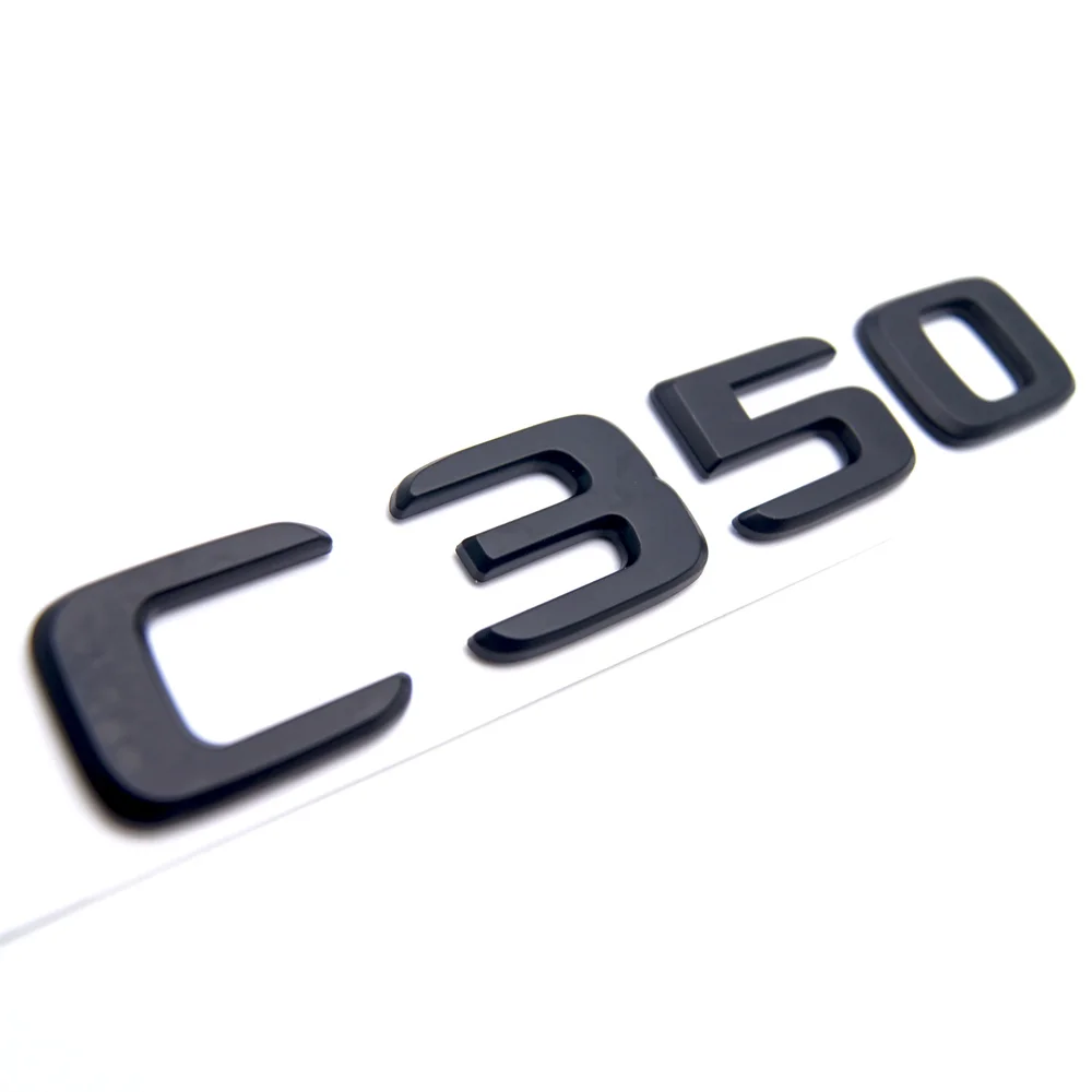 Matt Black C 350 Trunk Rear Letters Words Numbers Badge Emblem Decal Sticker for C Class C350
Matt Black C 350 Trunk Rear Letters Words Numbers Badge Emblem Decal Sticker for C Class C350