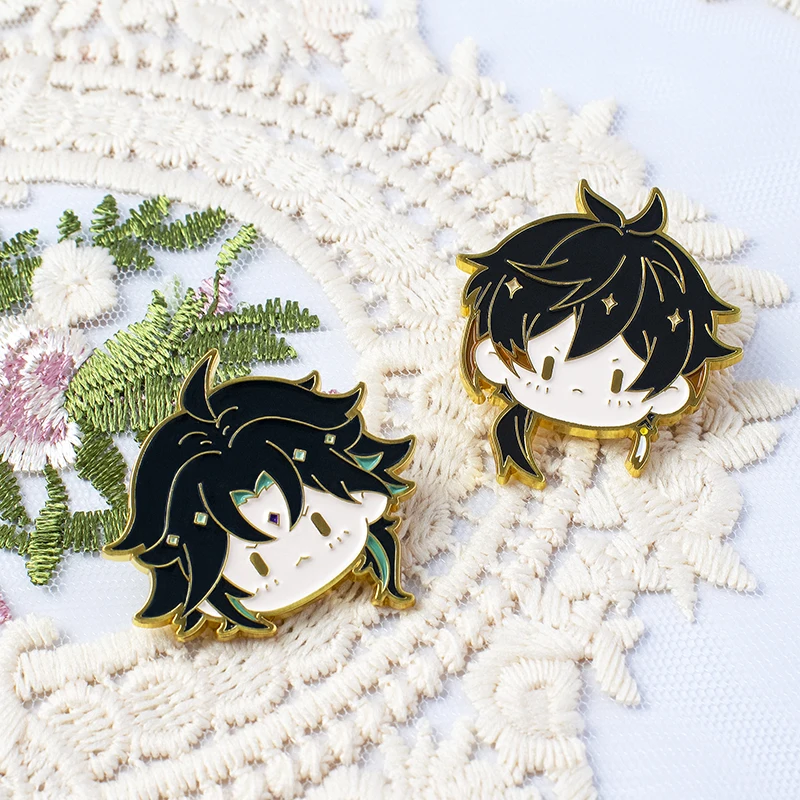 Металлическая брошь Genshin Impact Badge Zhongli Xiao Venti Klee tataglia Keqing, подарок для косплея
Металлическая брошь Genshin Impact Badge Zhongli Xiao Venti Klee tataglia Keqing, подарок для косплея