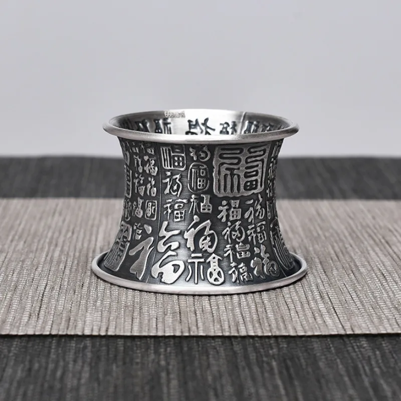Hundred Blessing Sterling Silver 999 Tea Drain Bracket Koi Dragon Totem Kung Fu Handmade Tea Strainer Filter Accessories Tools
Hundred Blessing Sterling Silver 999 Tea Drain Bracket Koi Dragon Totem Kung Fu Handmade Tea Strainer Filter Accessories Tools