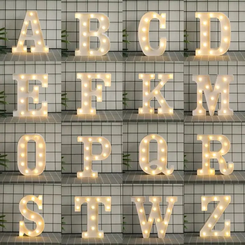 Nordic Style Home Decor Luminous LED Letter Night Light Without Battery Scandinavia Decor For Wedding Party Decoration Kids Room
Nordic Style Home Decor Luminous LED Letter Night Light Without Battery Scandinavia Decor For Wedding Party Decoration Kids Room