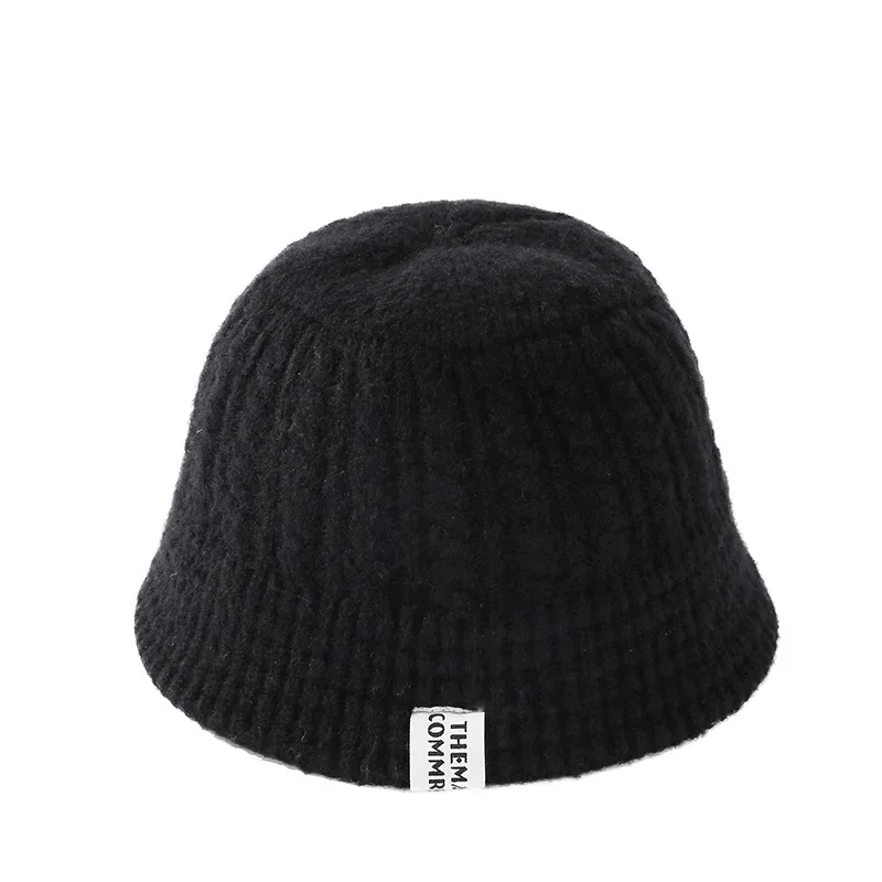 pure color knitted bucket cap new Korean autumn and winter personalized label fashion versatile wool fisherman's hat
pure color knitted bucket cap new Korean autumn and winter personalized label fashion versatile wool fisherman's hat