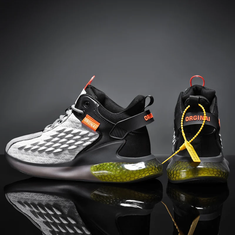Men's High Top Casual Shoes Breathable Mesh Basketball Running Shoes Anti Skid Zapatos Hombre Fashion Male Winter Shoes 2020
Men's High Top Casual Shoes Breathable Mesh Basketball Running Shoes Anti Skid Zapatos Hombre Fashion Male Winter Shoes 2020