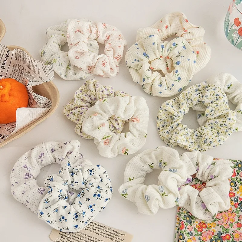 Korean Floral Print Scrunchies Fashion Hairband Hair Rope for Ponytail Holder Elastic Hair Band Sweet Hair Ties Hair Accessories
Korean Floral Print Scrunchies Fashion Hairband Hair Rope for Ponytail Holder Elastic Hair Band Sweet Hair Ties Hair Accessories