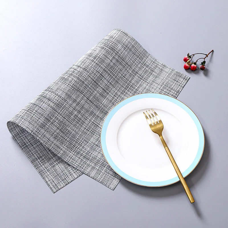 PVC Solid Color Oil Water Resistant Non-slip Kitchen Placemat Coaster Insulation Pad Dish Coffee Cup Table Mat Home Decor 51084
PVC Solid Color Oil Water Resistant Non-slip Kitchen Placemat Coaster Insulation Pad Dish Coffee Cup Table Mat Home Decor 51084