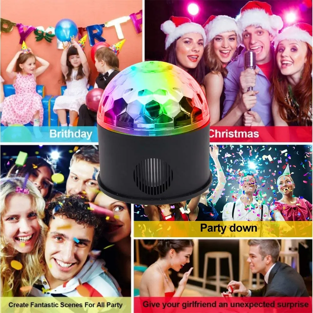 9 Colors Sound Activated Rotating Led Disco Party Lights Bluetooth MP3 Speaker Stage Light for Home KTV DJ Dancing Birthday
9 Colors Sound Activated Rotating Led Disco Party Lights Bluetooth MP3 Speaker Stage Light for Home KTV DJ Dancing Birthday