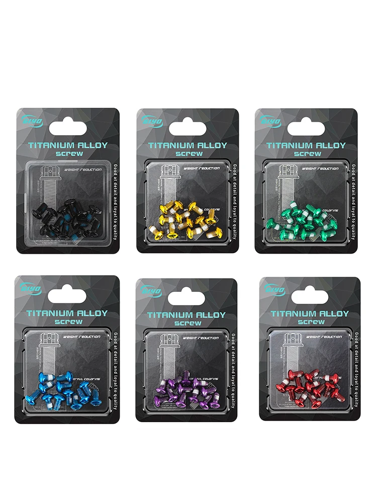 12Pcs Bicycle Disc Brake Rotor Screws Colorful Rotor Bolts Steel T25 M5*10mm for MTB Bike Cycling Fixing Accessories
12Pcs Bicycle Disc Brake Rotor Screws Colorful Rotor Bolts Steel T25 M5*10mm for MTB Bike Cycling Fixing Accessories
