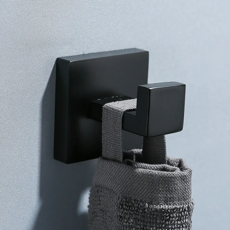 Matte Black 4-Piece Set Bathroom Accessories 304 Stainless Steel Wall Mount Toilet Paper Holder Towel Bar Ring Robe Hook
Matte Black 4-Piece Set Bathroom Accessories 304 Stainless Steel Wall Mount Toilet Paper Holder Towel Bar Ring Robe Hook