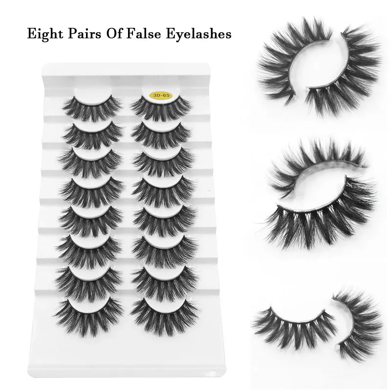 Wholesale Eight Pairs of 3D False Eyelashes Set Waterproof Thick Cross Lashes Makeup Long Lasting Natural Eyelash Dropshipping
Wholesale Eight Pairs of 3D False Eyelashes Set Waterproof Thick Cross Lashes Makeup Long Lasting Natural Eyelash Dropshipping