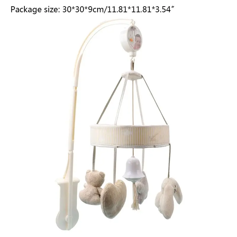 Baby Crib Mobile Rattle 0-12 Months Rotating Bed Bell Educational Plush Toy Gift
Baby Crib Mobile Rattle 0-12 Months Rotating Bed Bell Educational Plush Toy Gift