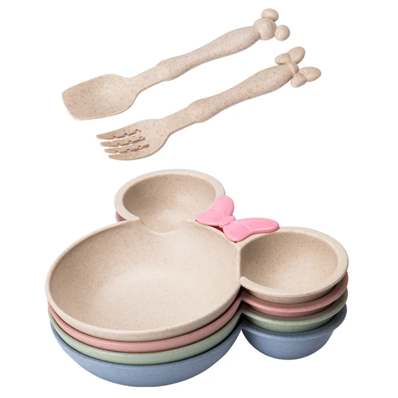 Natural Wheat Straw Bowl Baby Cartoon Tableware Set Toddler Kids Dinner Feeding Food Plate Children Training Bowl Spoon Fork
Natural Wheat Straw Bowl Baby Cartoon Tableware Set Toddler Kids Dinner Feeding Food Plate Children Training Bowl Spoon Fork