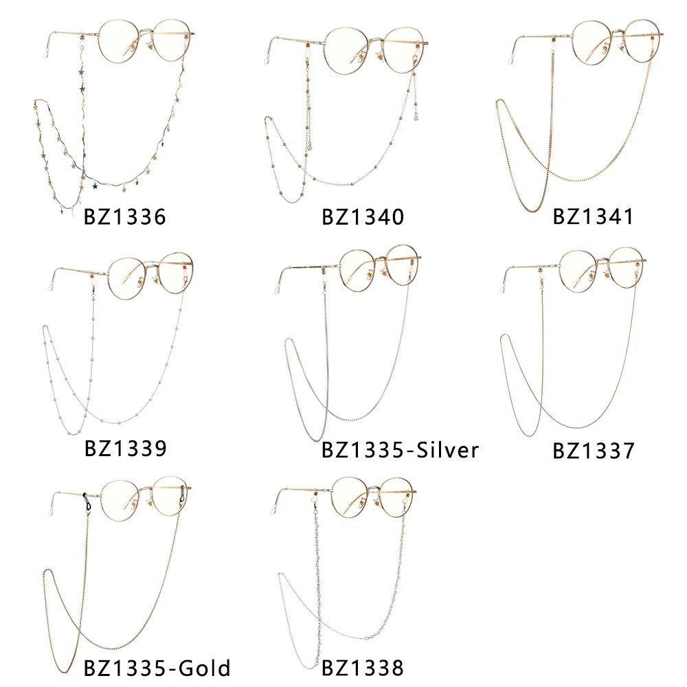 Fashion Metal Eyeglass Chains Women Sunglasses Holder Necklace Reading Glasses Non-slip Lanyard Gold Plated Eyewear Accessories
Fashion Metal Eyeglass Chains Women Sunglasses Holder Necklace Reading Glasses Non-slip Lanyard Gold Plated Eyewear Accessories
