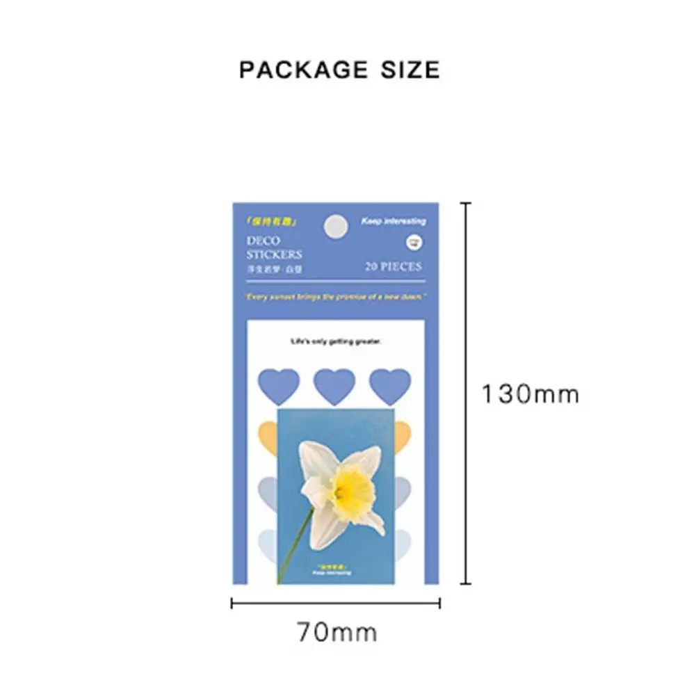 20Pcs/bag Natural Scenery Stationery Stickers Scrapbook DIY Decorative Stickers Blue Green Yellow Cute Student Stickers
20Pcs/bag Natural Scenery Stationery Stickers Scrapbook DIY Decorative Stickers Blue Green Yellow Cute Student Stickers