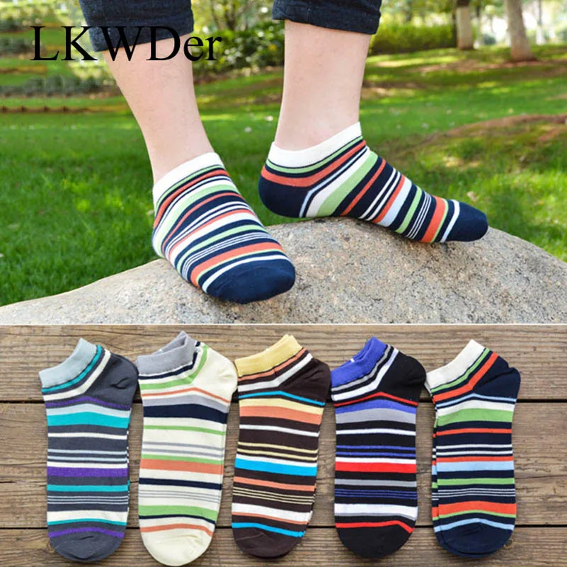 LKWDer 6 Pairs Classic Mens Ankle Socks Spring Summer Horizontal Stripe Male Boat Socks Korean Cotton Sock Male Absorb-Sweat Sox
LKWDer 6 Pairs Classic Mens Ankle Socks Spring Summer Horizontal Stripe Male Boat Socks Korean Cotton Sock Male Absorb-Sweat Sox