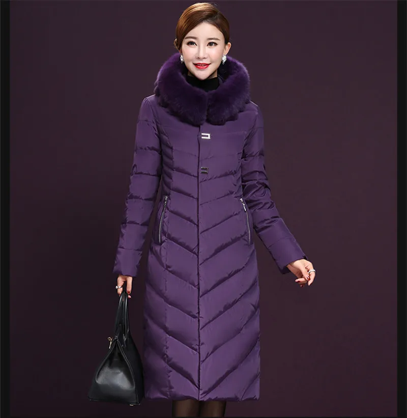 New Winter Jacket Women Fox Fur Collar Coat Female Thick White Duck Down Jackets Maxi Size 5XL Long Parkas Casaco WXF482
New Winter Jacket Women Fox Fur Collar Coat Female Thick White Duck Down Jackets Maxi Size 5XL Long Parkas Casaco WXF482
