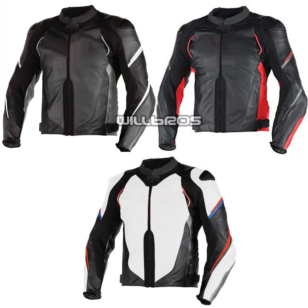 High Quality Dain Super Speed D3 Leather Jacket MTB BMX Bike Riding White Black Red Blue Jackets With Protector
High Quality Dain Super Speed D3 Leather Jacket MTB BMX Bike Riding White Black Red Blue Jackets With Protector
