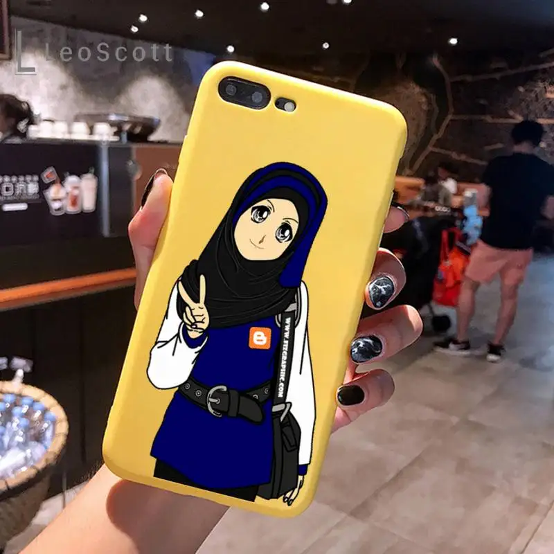 Muslim girl cute cartoon Phone Case Yellow Candy Color for iPhone 6 7 8 11 12 s mini pro X XS XR MAX Plus
Muslim girl cute cartoon Phone Case Yellow Candy Color for iPhone 6 7 8 11 12 s mini pro X XS XR MAX Plus