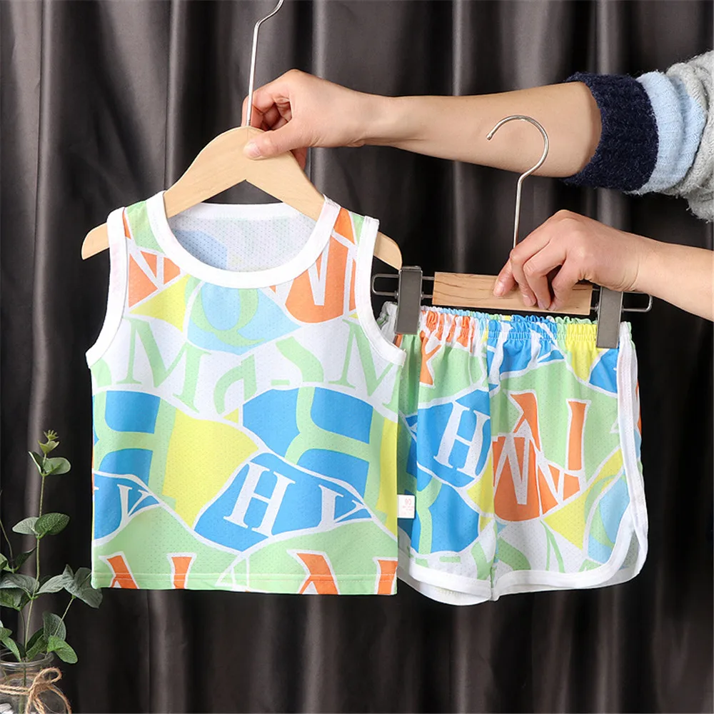 Summer Sportswear Children's Vest Suit Boys Basketball Uniform Girl Tracksuit for Children Clothing Sets Kid Shorts for Boy Sets
Summer Sportswear Children's Vest Suit Boys Basketball Uniform Girl Tracksuit for Children Clothing Sets Kid Shorts for Boy Sets