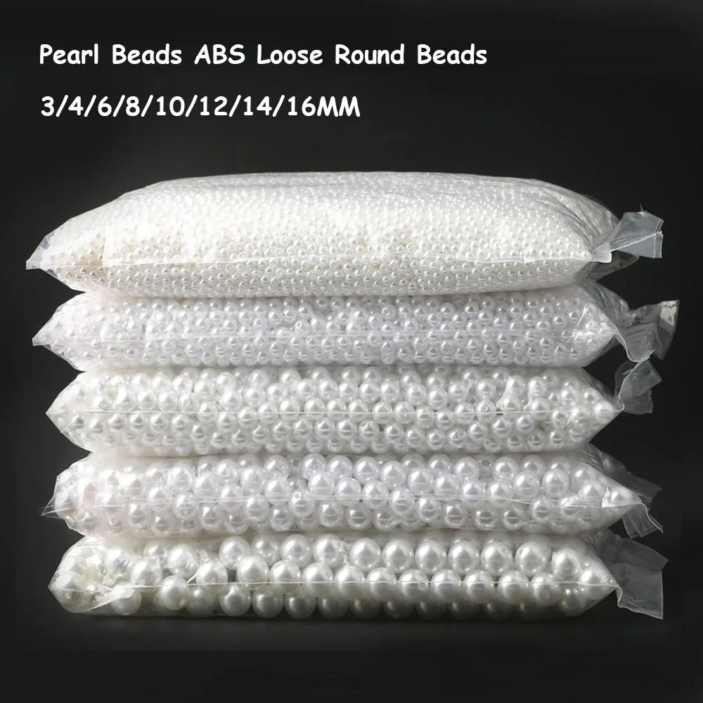 3/4/6/8/10/12/14/16mm Pearl beads white beige ABS loose Round Beads Craft For Fashion Jewelry Making DIY Craft Garment beads
3/4/6/8/10/12/14/16mm Pearl beads white beige ABS loose Round Beads Craft For Fashion Jewelry Making DIY Craft Garment beads