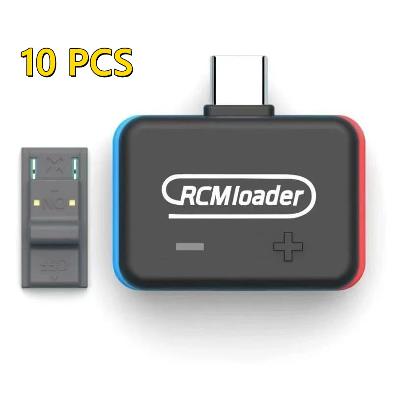 

10pcs Upgrade V5 RCM Loader One Payload Bin Injector Transmitter for Nintendo Switch for PC Host Use U Disk Game Save Pkapka