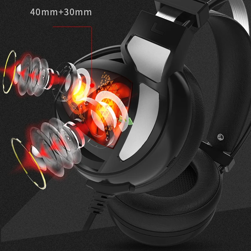 HFES 7.1USB Gaming Headset RGB Computer Notebook Wired Headset with Microphone Subwoofer
HFES 7.1USB Gaming Headset RGB Computer Notebook Wired Headset with Microphone Subwoofer