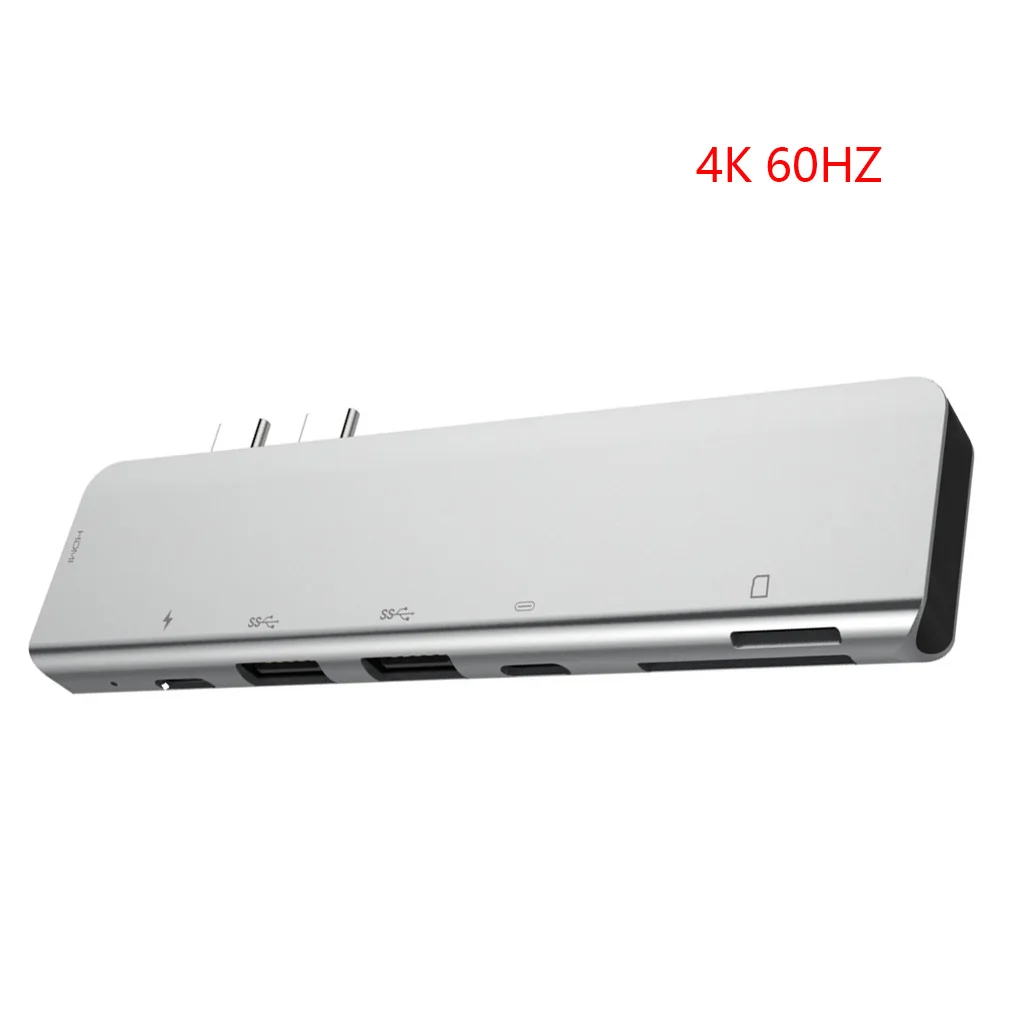 7 in 1 TYPE-C USB 3.0 Hub 4K HD Adapter Laptop PD USB-C Hub Dock SD TF Micro Card Reader Adapter Slot
7 in 1 TYPE-C USB 3.0 Hub 4K HD Adapter Laptop PD USB-C Hub Dock SD TF Micro Card Reader Adapter Slot