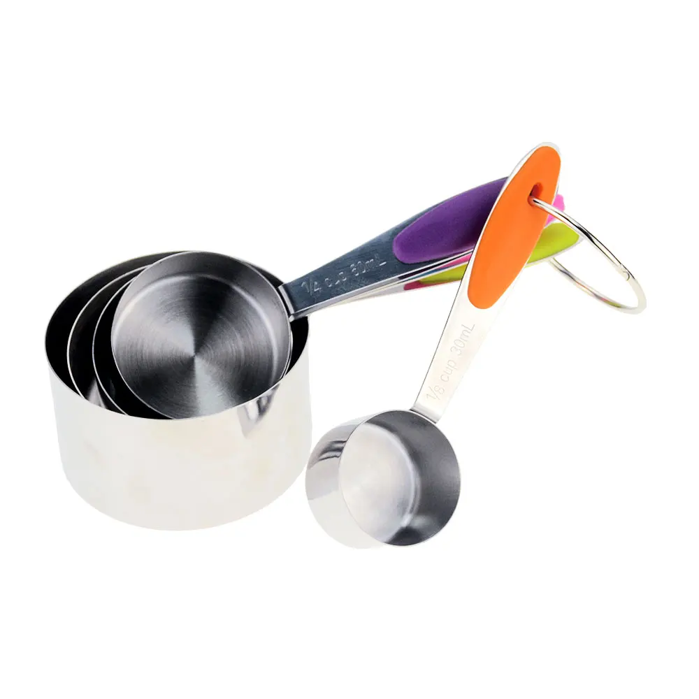 5Pcs Measuring Cups Measuring Spoons Set Stainless Steel Measuring Cup Spoon for Baking Tea Coffee Kitchen Measuring Tools
5Pcs Measuring Cups Measuring Spoons Set Stainless Steel Measuring Cup Spoon for Baking Tea Coffee Kitchen Measuring Tools